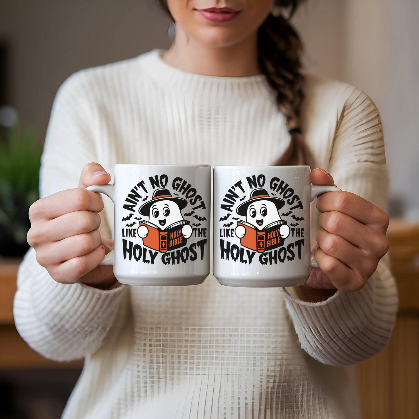 Fall Mug - Ain’t No Ghost Like the Holy Ghost - Christian Halloween