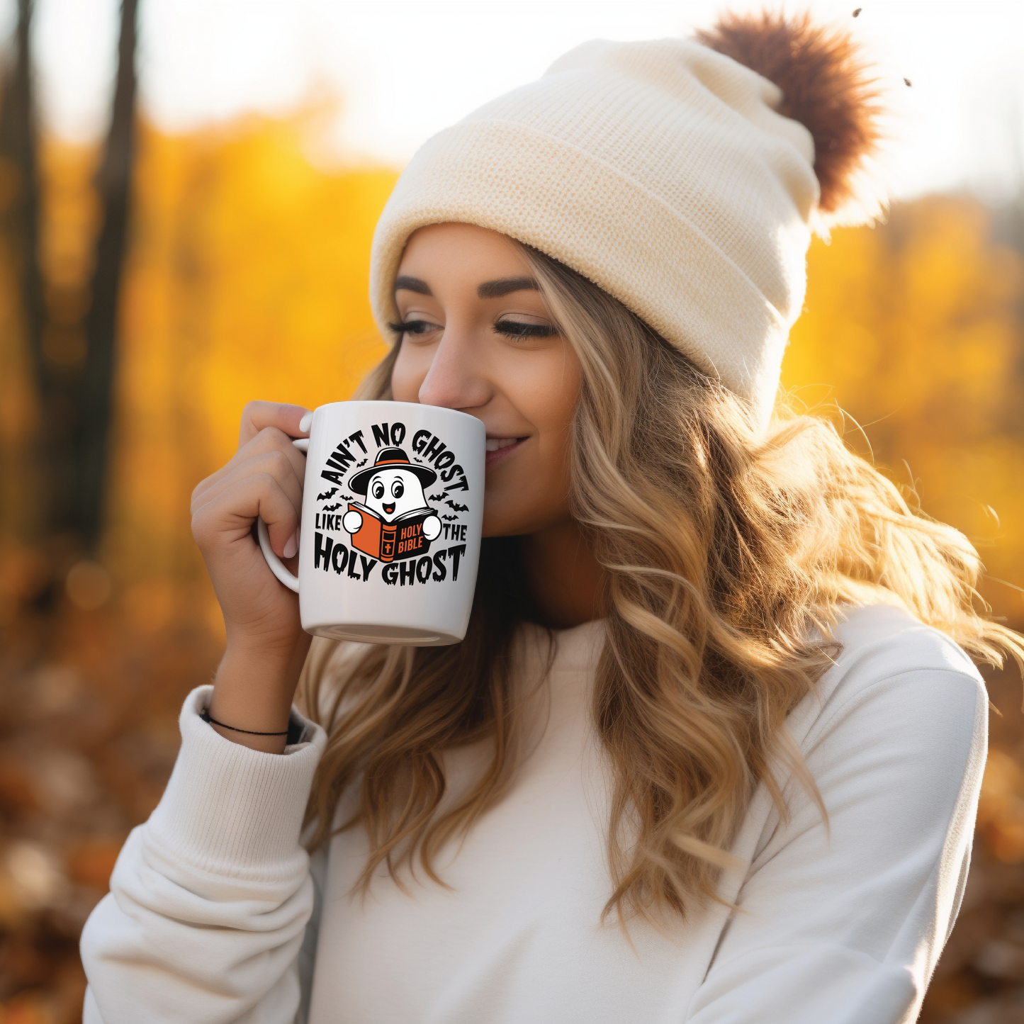 Fall Mug - Ain’t No Ghost Like the Holy Ghost - Christian Halloween