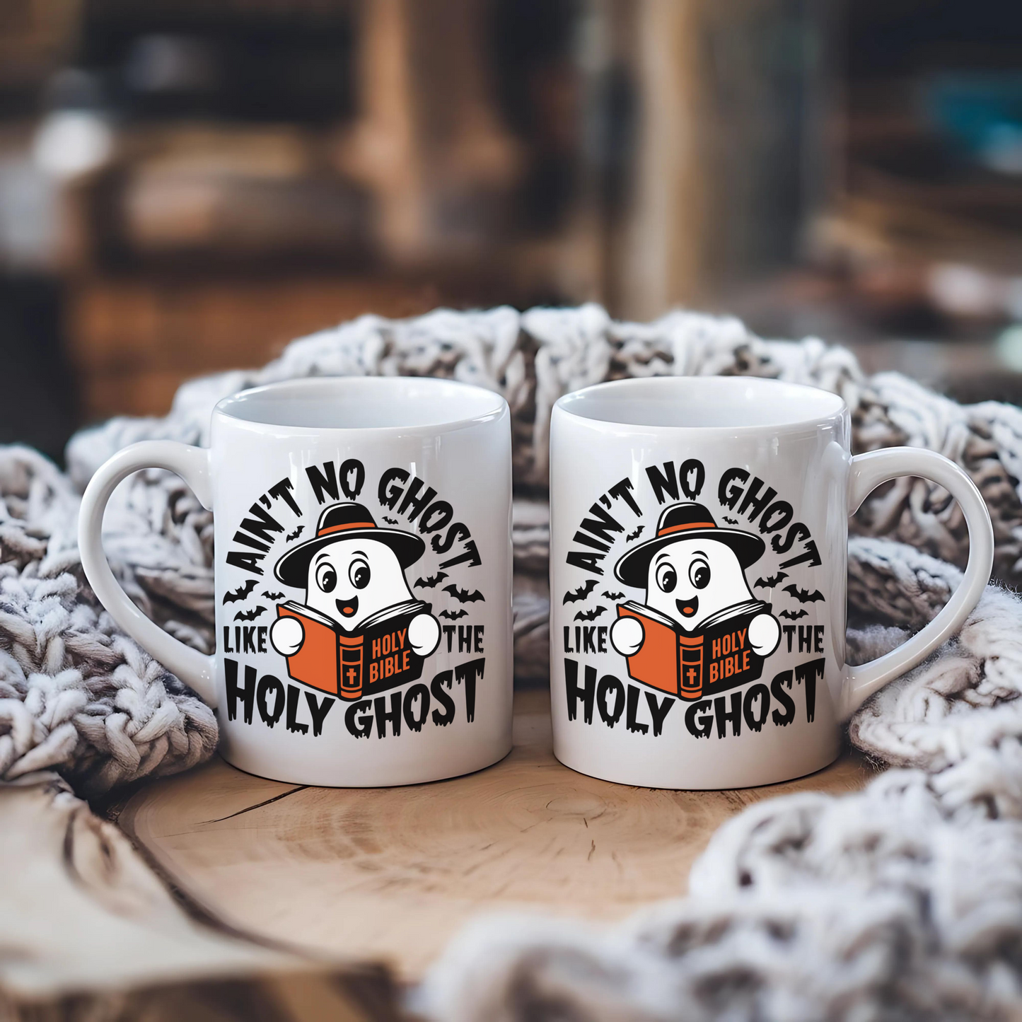 Fall Mug - Ain’t No Ghost Like the Holy Ghost - Christian Halloween