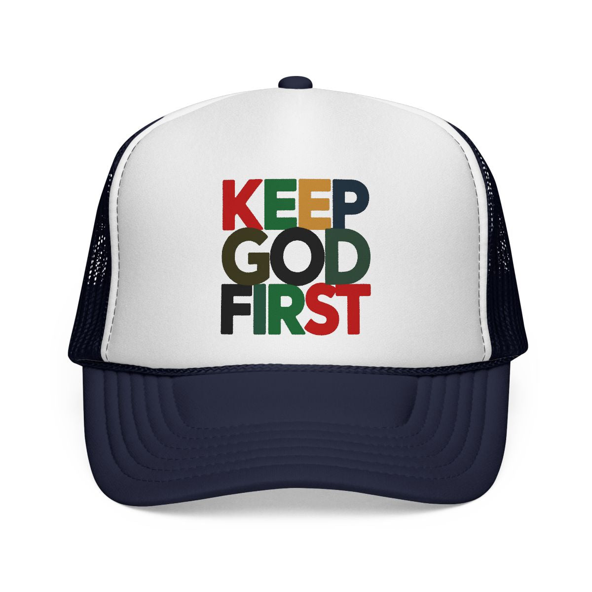 Christian Trucker Hat - Keep God First